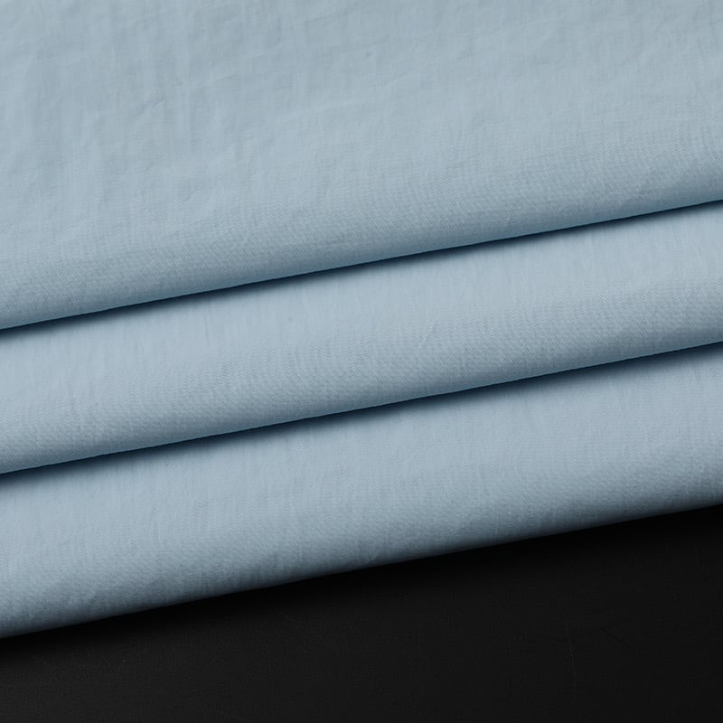 100% Nylon 420T full dull nylon taffeta Wrinkle fabric for down jacket supplier