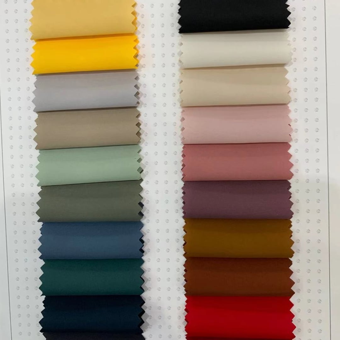 100% Polyester 420T 45gsm High Density Waterproof Pongee Fabric for Down Jacket supplier