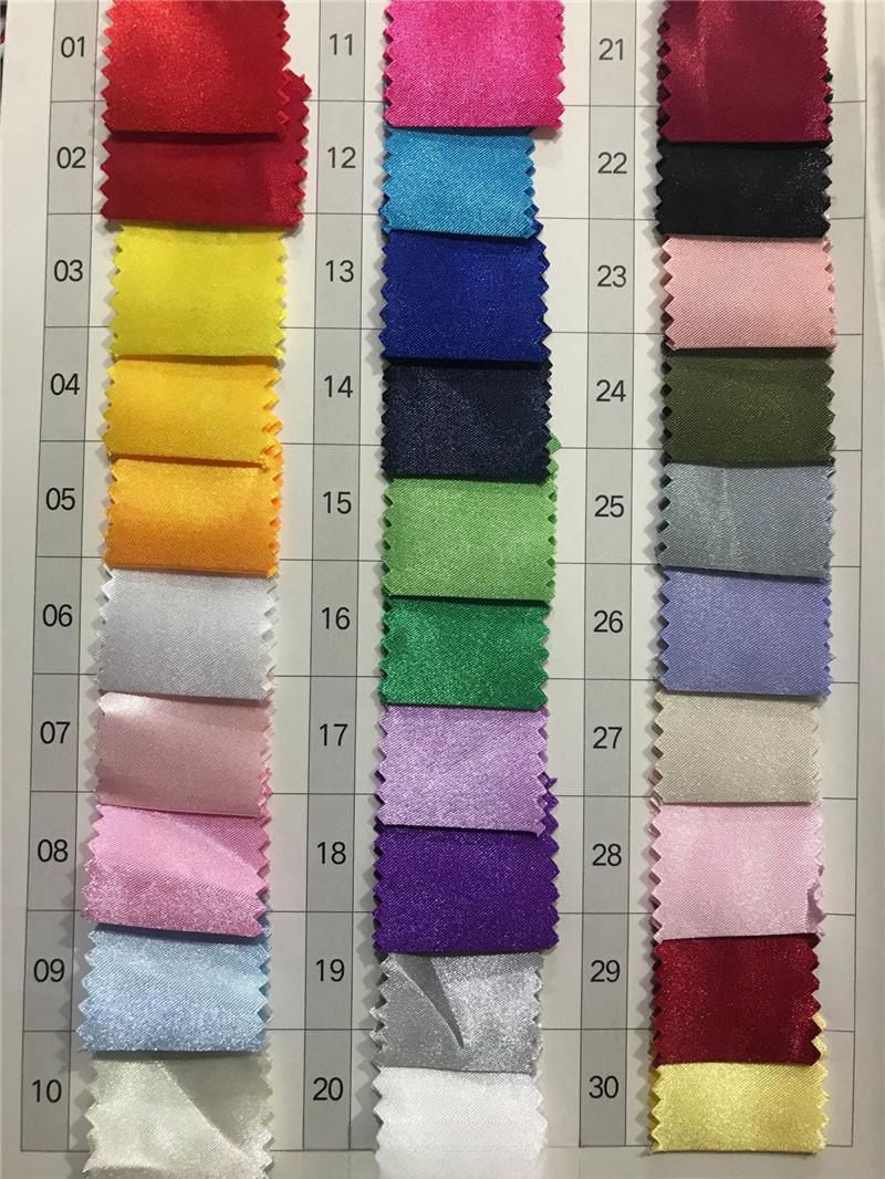 High quality 100% poly 75D*150D smooth hand feeling duchess satin fabric manufacture