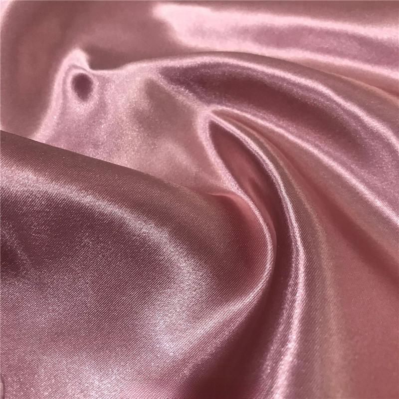 High quality 100% poly 75D*150D smooth hand feeling duchess satin fabric supplier
