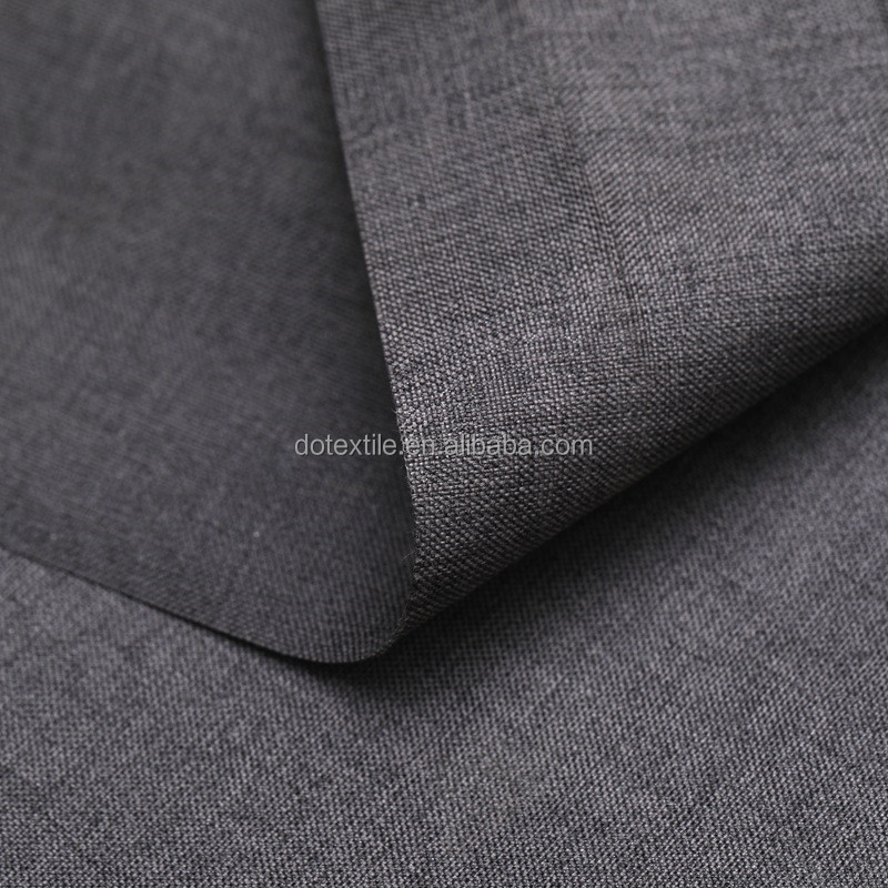 Environmental cloth plain dyed 100 poly durable 300d cationic oxford fabric two dyed yarn details