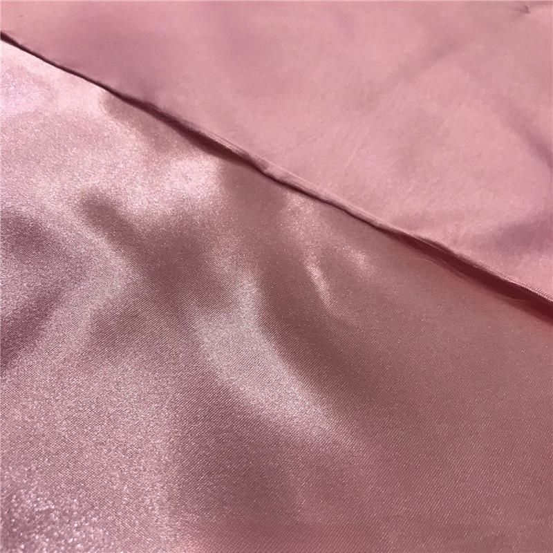 High quality 100% poly 75D*150D smooth hand feeling duchess satin fabric details