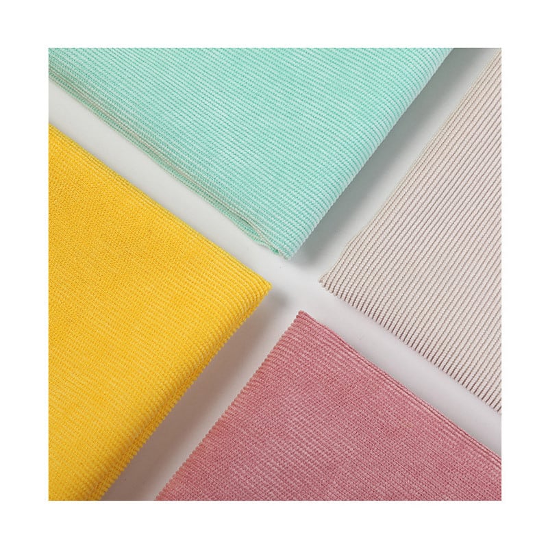 90%polyster 8%nylon 2%spandex 200gsm 16w Corduroy Fabric for shirt lining supplier