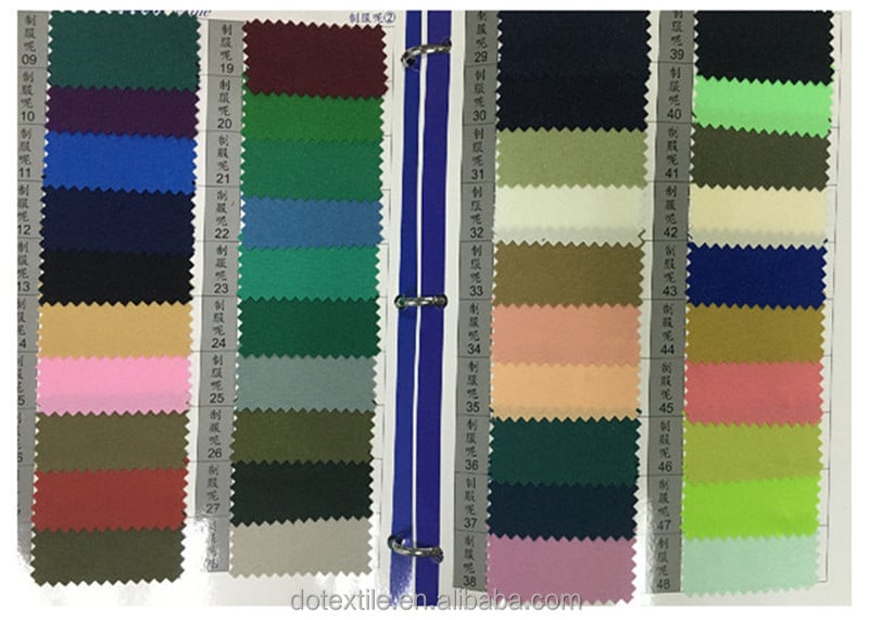 Factory price durable twill uniform fabric 100% polyester gabardine 3/1 fabric factory