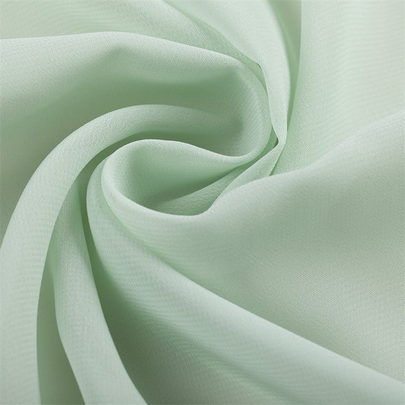 Delicate and Soft 100% Polyester 100D 85gsm Chiffon Fabric for dress manufacture