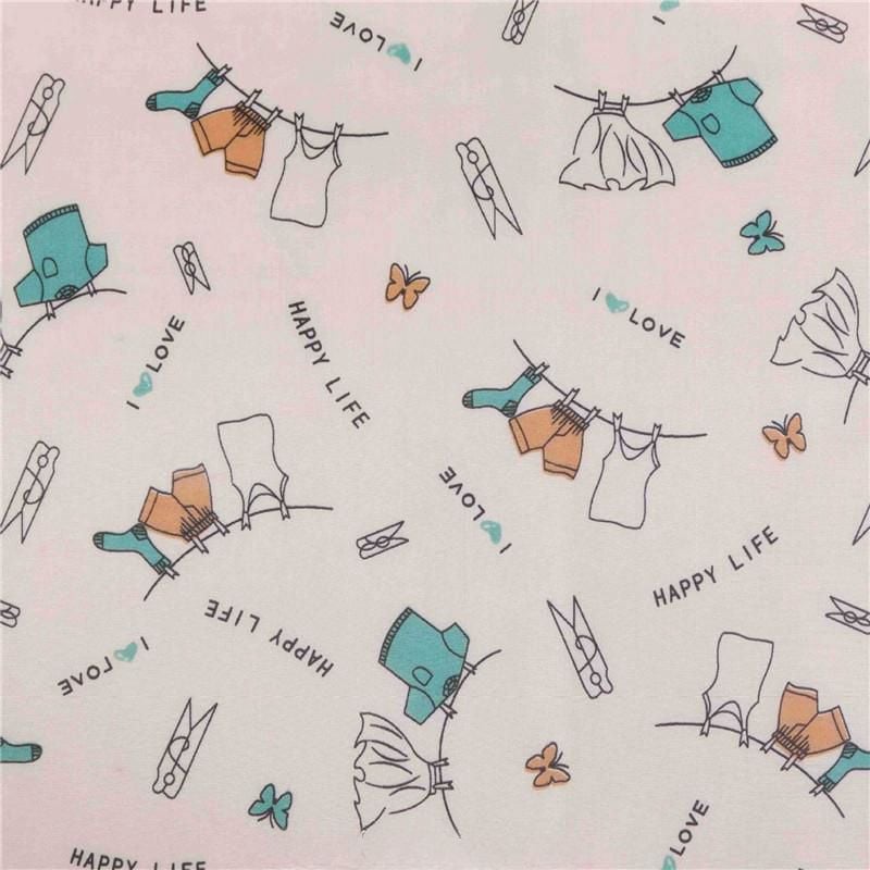 Prix compétitif 100 polyester brillant terne 300t tissu taffetas imprimé pour manteau matelassé enfant