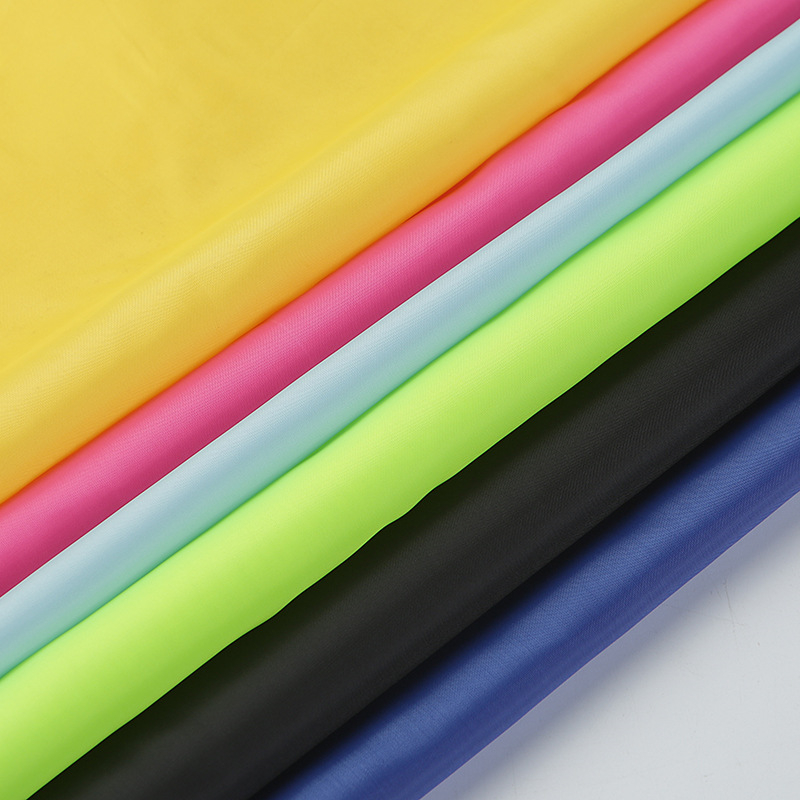 Waterproof 100%polyester 210T Taffeta Fabric for Umbrella garment details