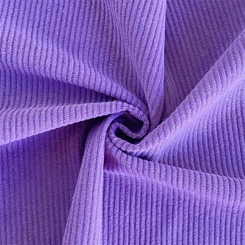 High quality 100%polyester 11w corduroy fabric for overall dress details