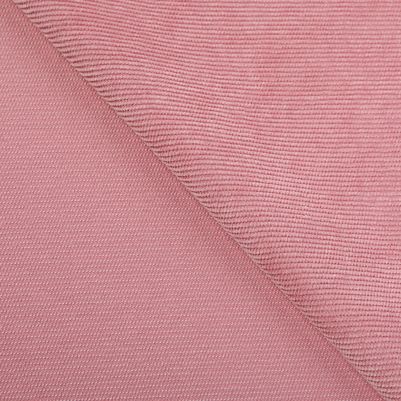 90%polyster 8%nylon 2%spandex 200gsm 16w Corduroy Fabric for shirt lining factory