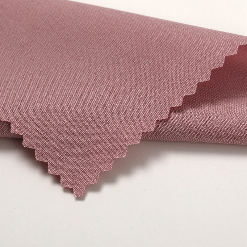 92% Polyester 8% Spandex 4 way stretch plain fabric for outdoor jacket dress supplier