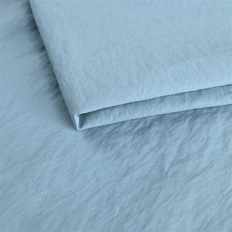 Waterproof 100% nylon 228T taslon crinkle fabric for outdoor wear supplier