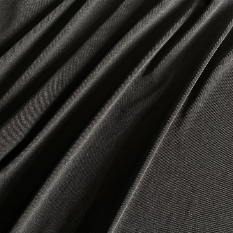 High quality 95% Polyester 5% Spandex 100D 210G Knitted 1*1 rib fabric for the home wear top manufacture