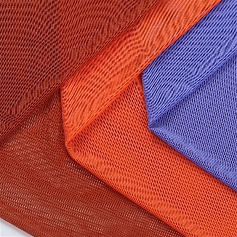 High-elastic 92%Nylon 8%Spandex 40D mesh fabric for underwear wedding dress details