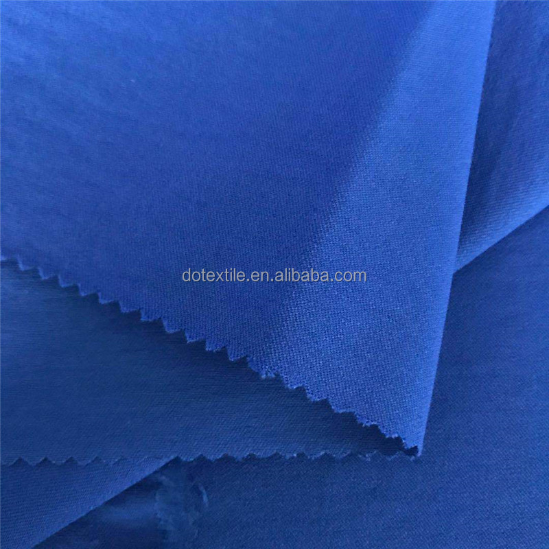 Breathable nylon rayon mixed fabric elastic leggings cloth double twill nr solid bengaline checks fabric factory