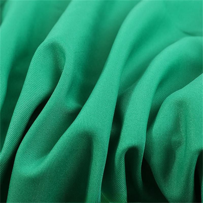 Solid dyed durable uniform clothes fabric 100% poly gabardine worker uniform twill fabric factory