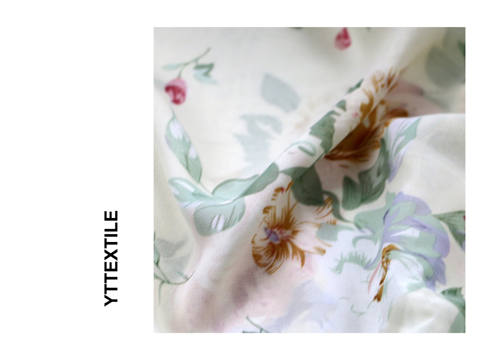 Hot sale manufacturer 100% polyester chiffon New printed fabric fasion fabric for women's dress details
