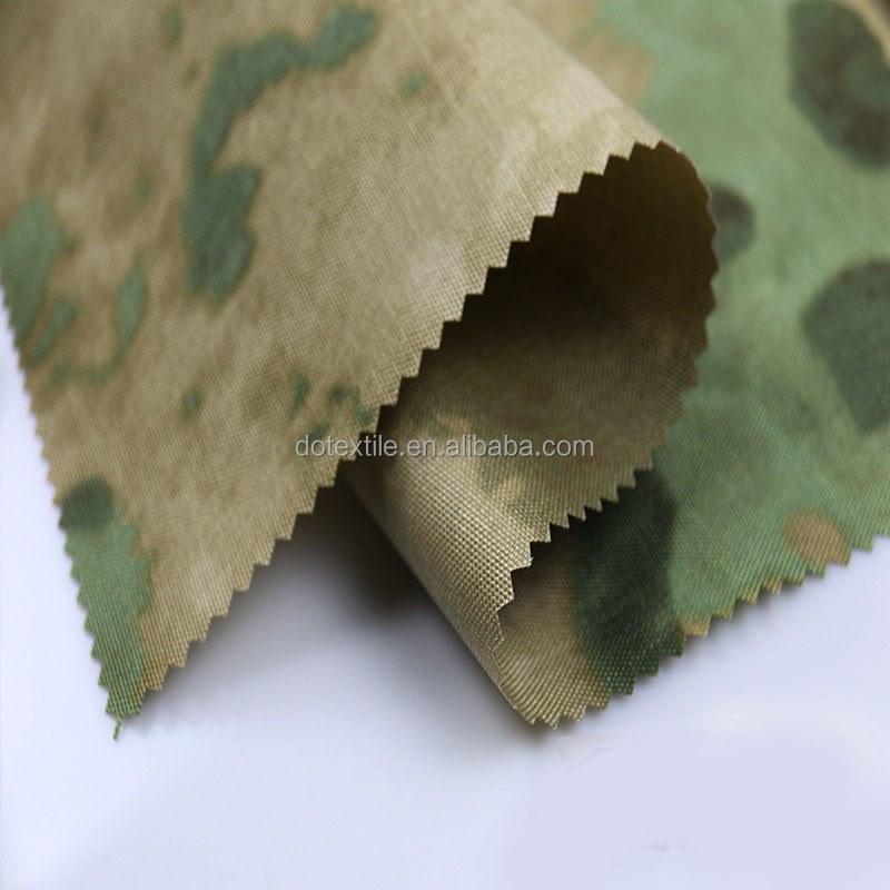 Environmental cloth plain woven durable cloth camouflage printed nylon cordura 500d fabric supplier