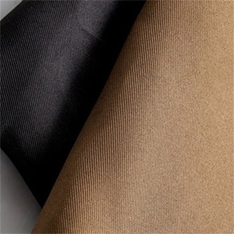 Waterproof 100%polyester 150D twill gabardine fabric PU coated for uniform supplier
