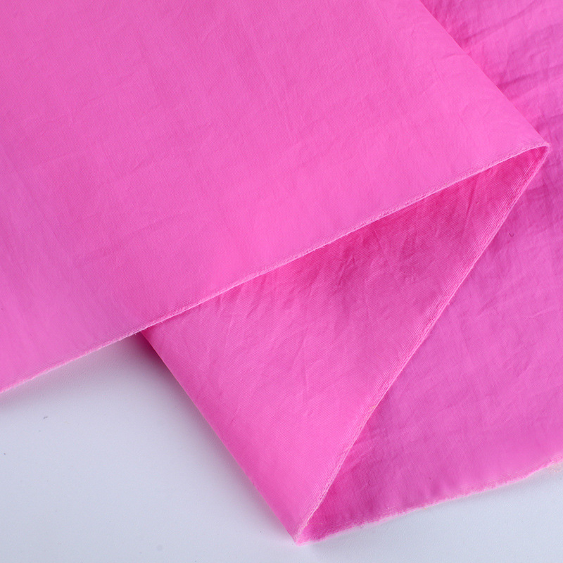 Fresh and breathable Crepe Crinkle Style 310T 40D 100% Nylon taffeta Fabric for down jacket supplier