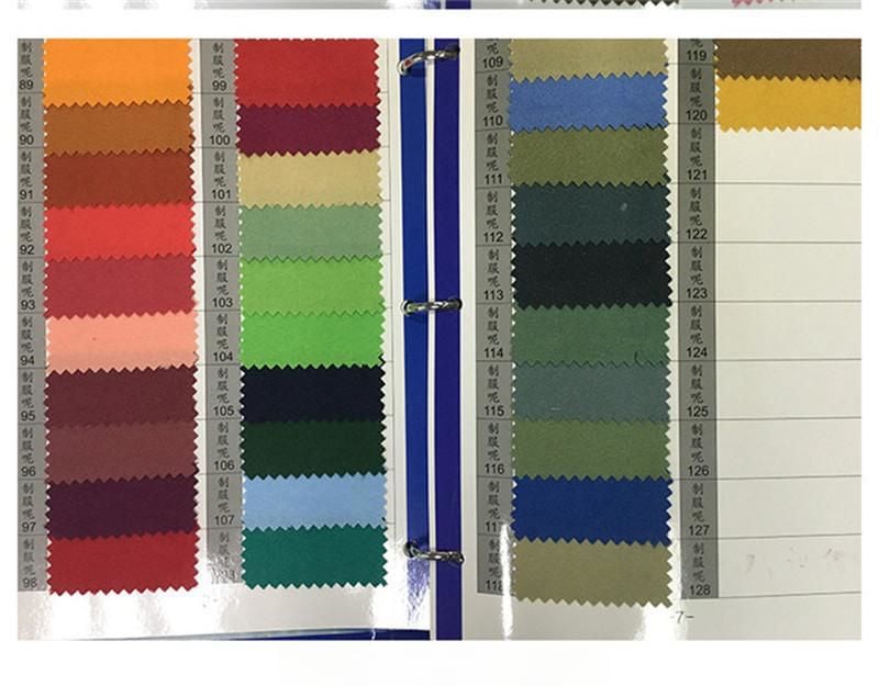 Solid dyed durable uniform clothes fabric 100% poly gabardine worker uniform twill fabric factory