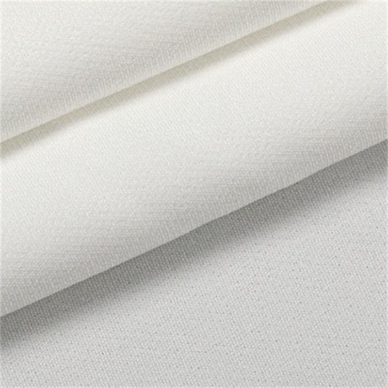 90%polyester 10%spandex Double Layer Woven 4 way stretch fabric for Garment supplier