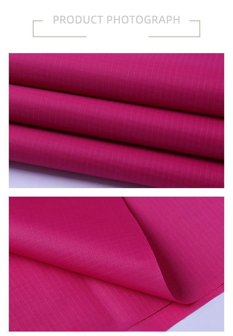 Shengze town textile manufacturer solid dyed oxford fabric 210d ripstop for awning manufacture