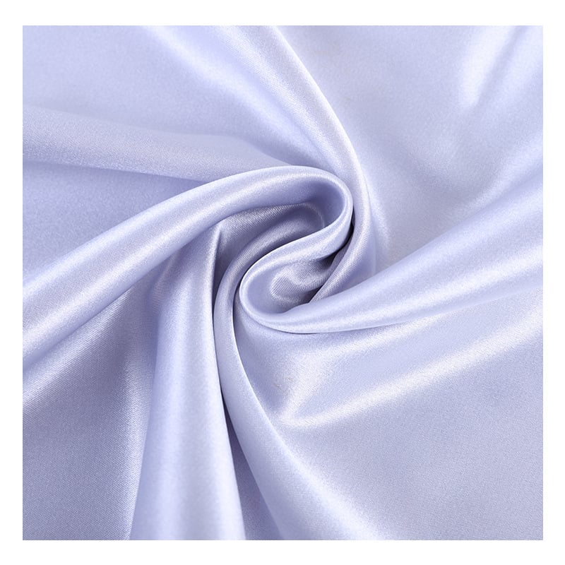 50D*75D Satin 97% Polyester 3% Spandex Soft Imitation Silk Fabric for nightwear supplier