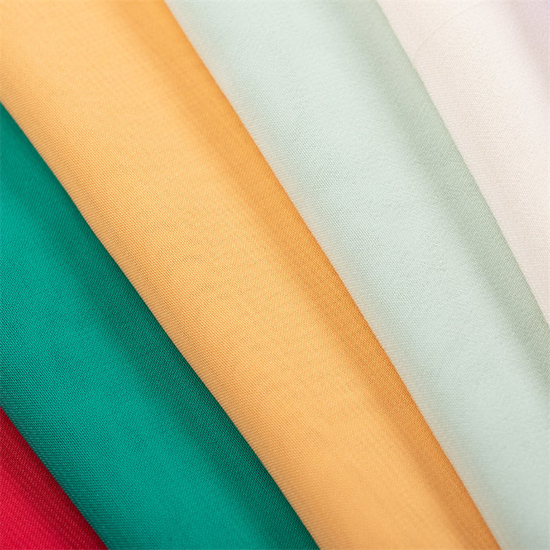 Delicate and Soft 100% Polyester 100D 85gsm Chiffon Fabric for dress factory