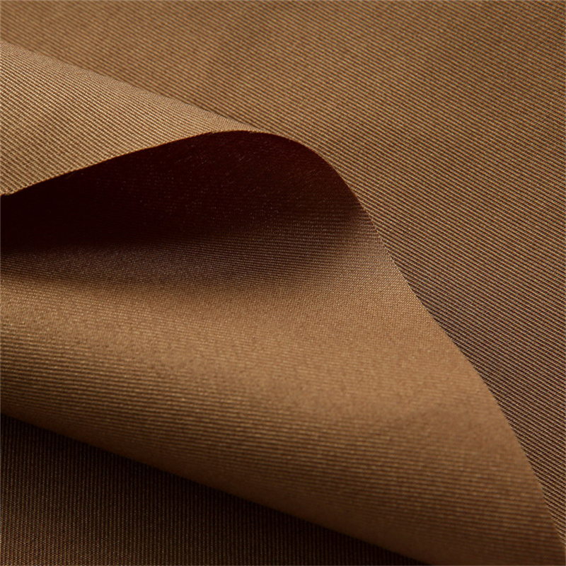 Waterproof 100%polyester 150D twill gabardine fabric PU coated for uniform manufacture