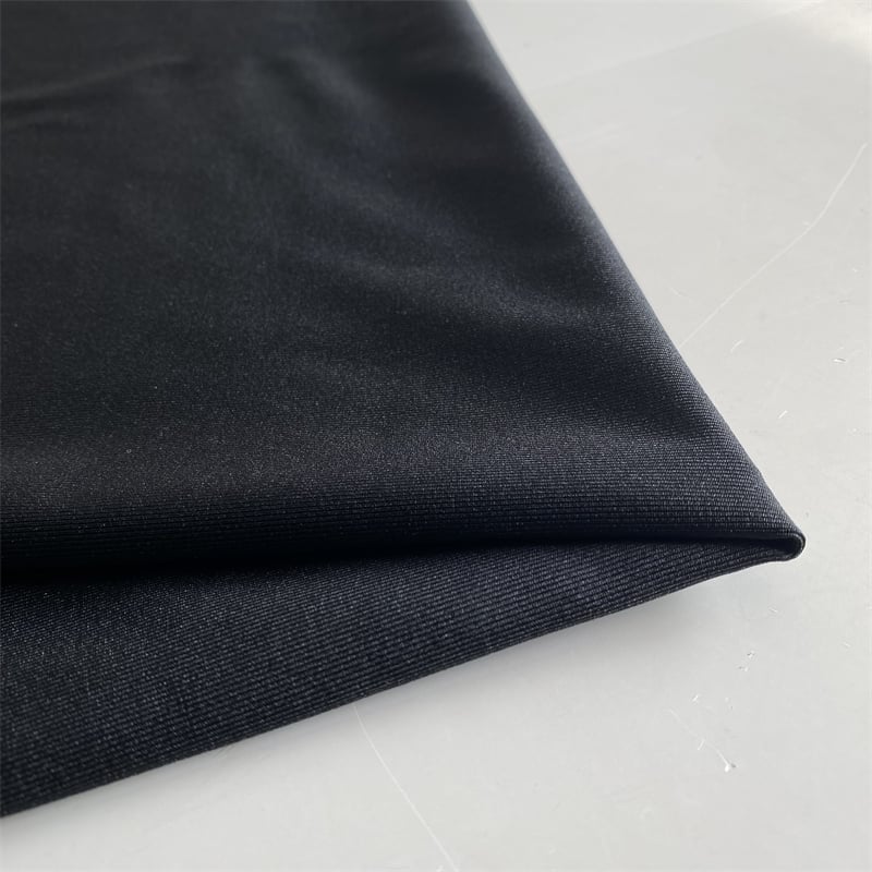 High quality 95% Polyester 5% Spandex 100D 210G Knitted 1*1 rib fabric for the home wear top manufacture