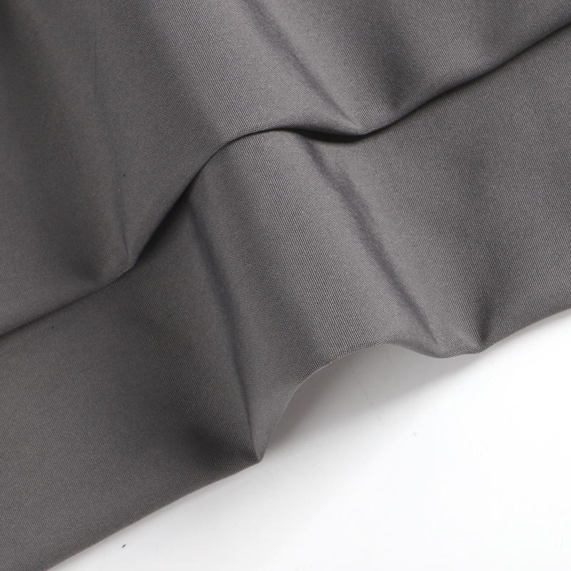 High quality 100%polyester 50D plain memory Fabric for jacket coat details