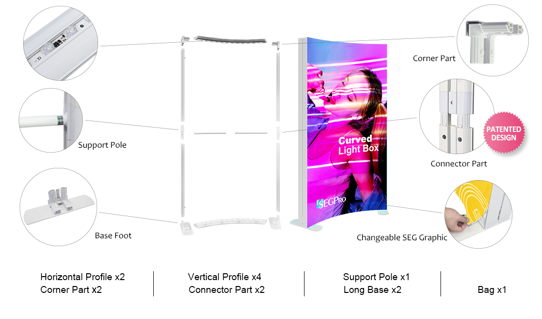 seg light box curved