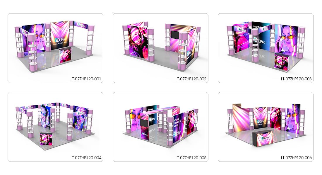 Portable Twister Tower Booth Stand