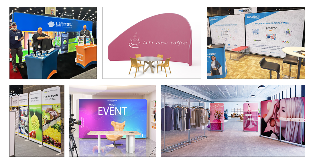 Fabric Tube Banner Stands