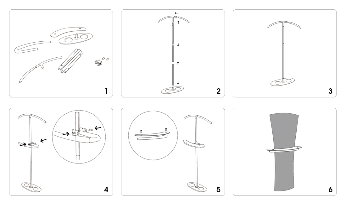 EZ Tube Fabric Banner Stand