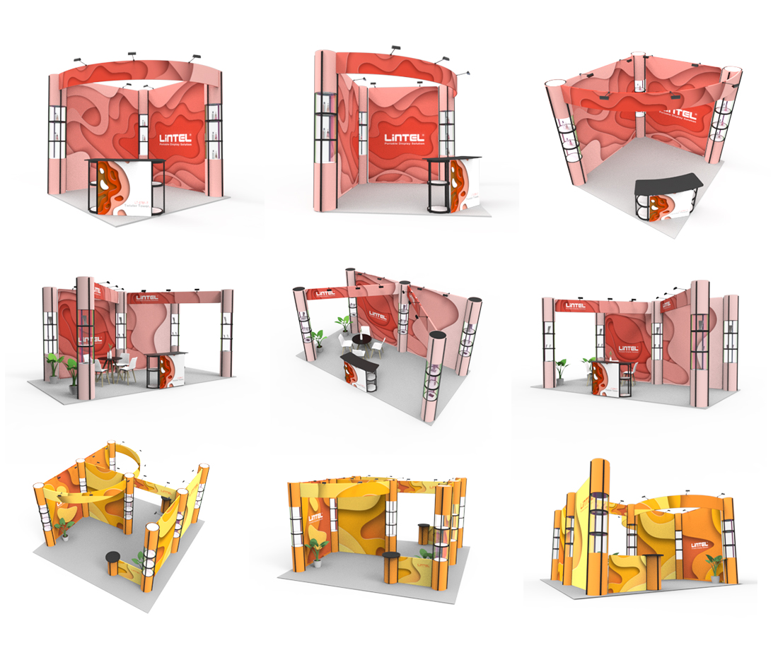 Twister Tower trade show Booth