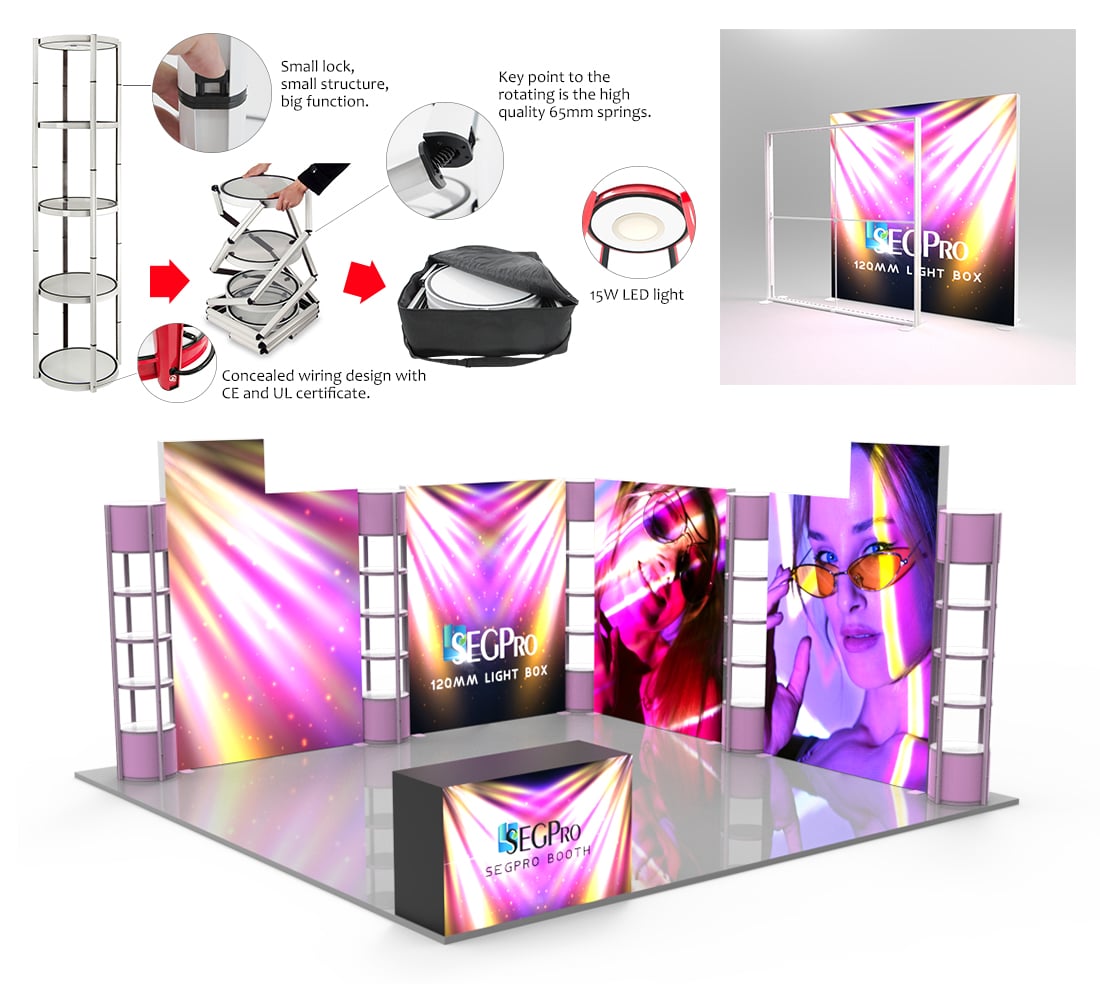 Twister Tower light box Booth
