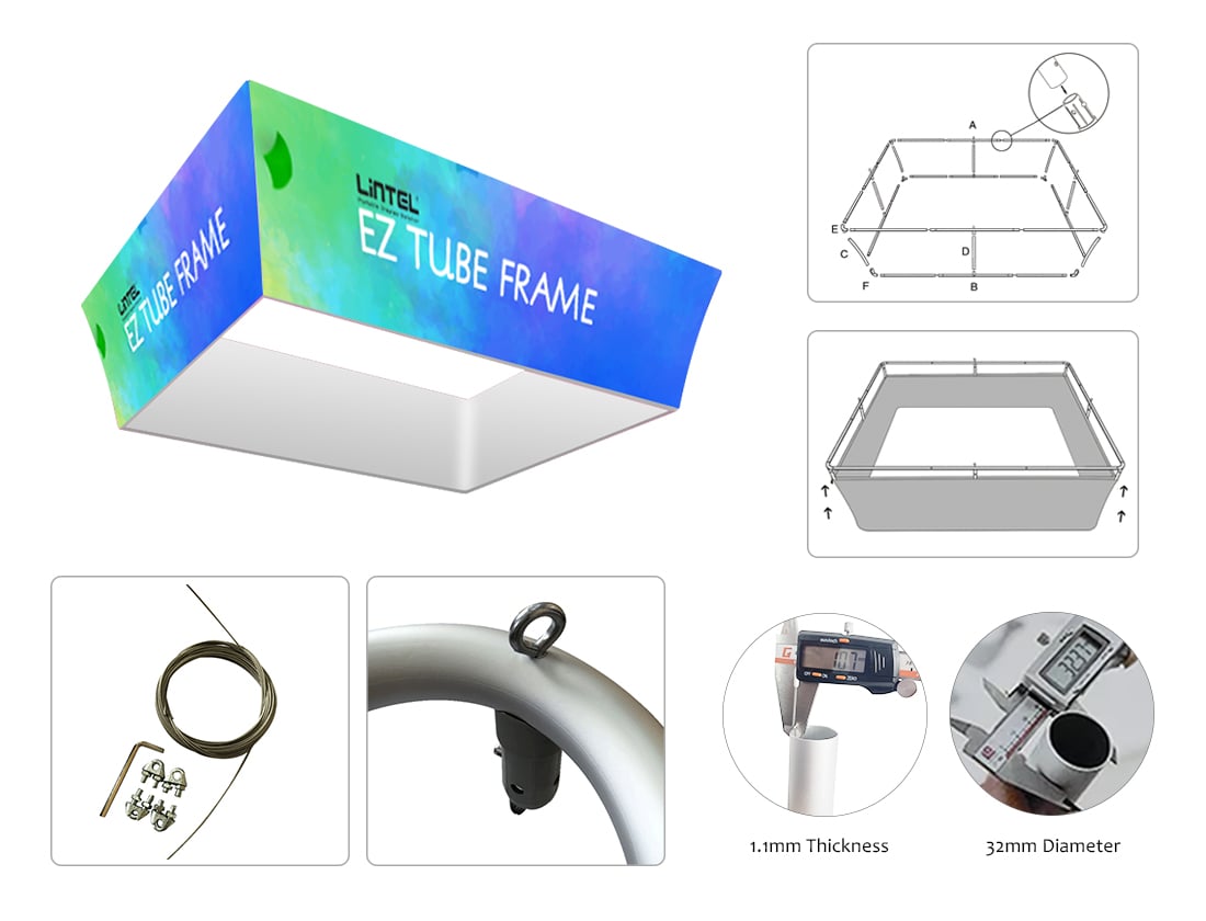 Skytube Square Hanging Banners