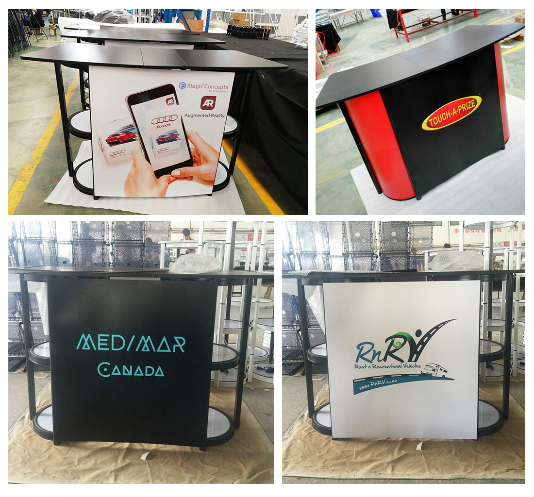 Twist Tower Trade Show Counter