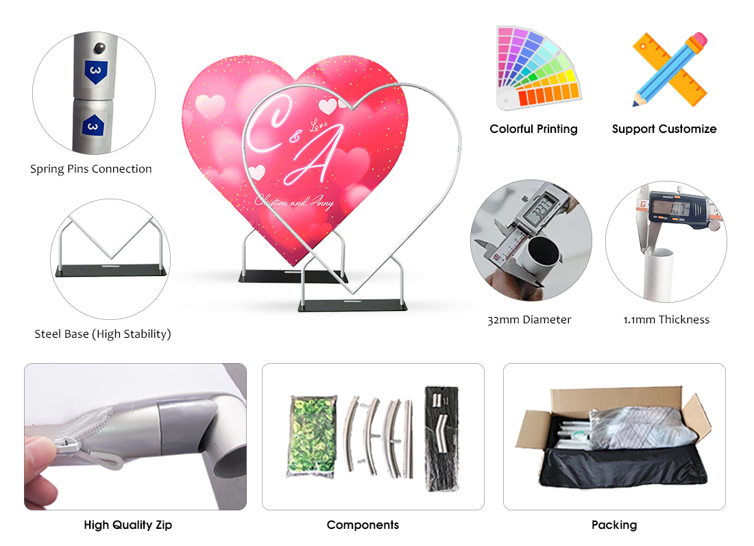 Heart Shaped Backdrop