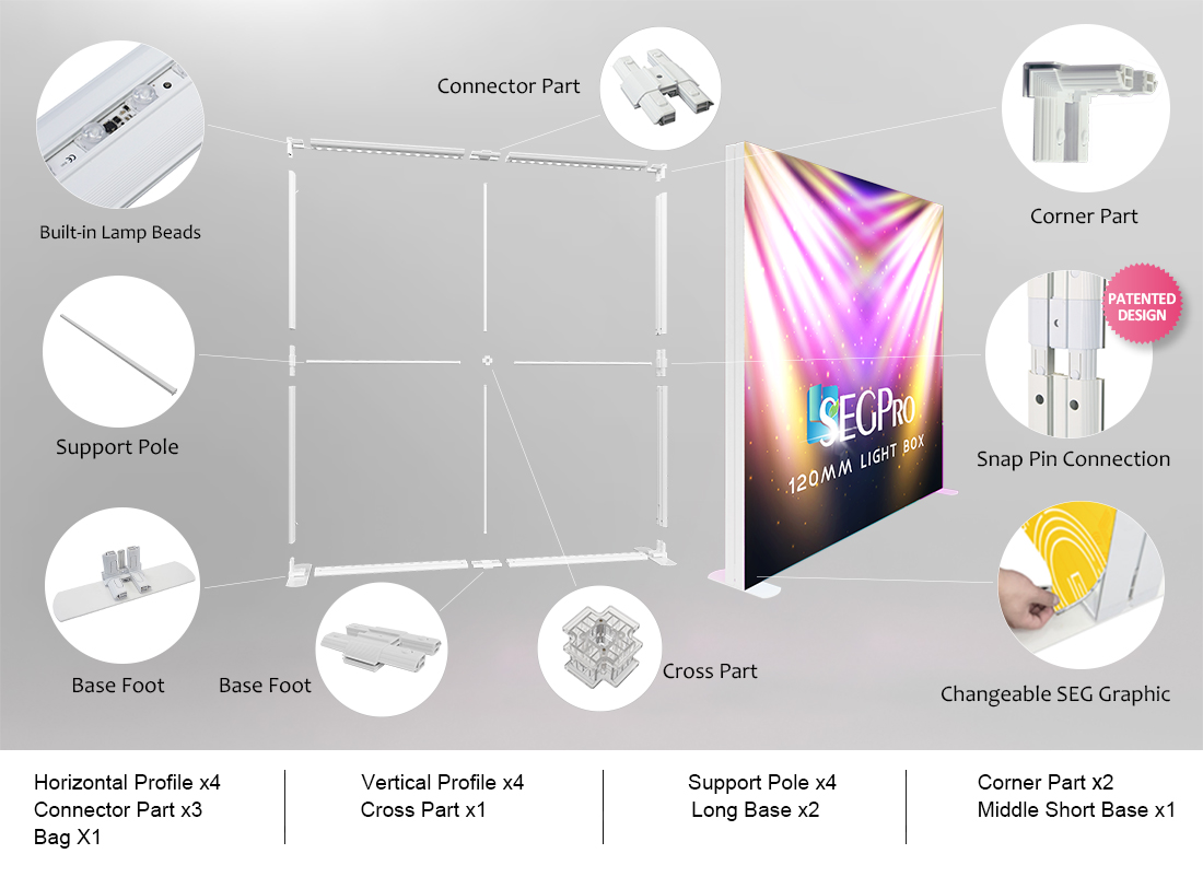 Free Standing Advertising Light Boxes
