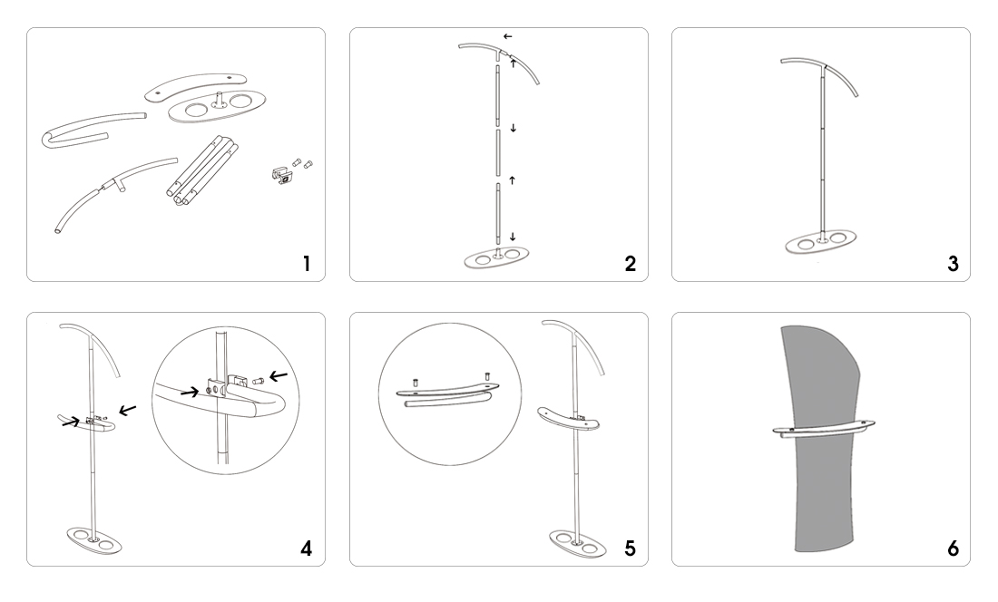 Fabric Tube Banner Stands