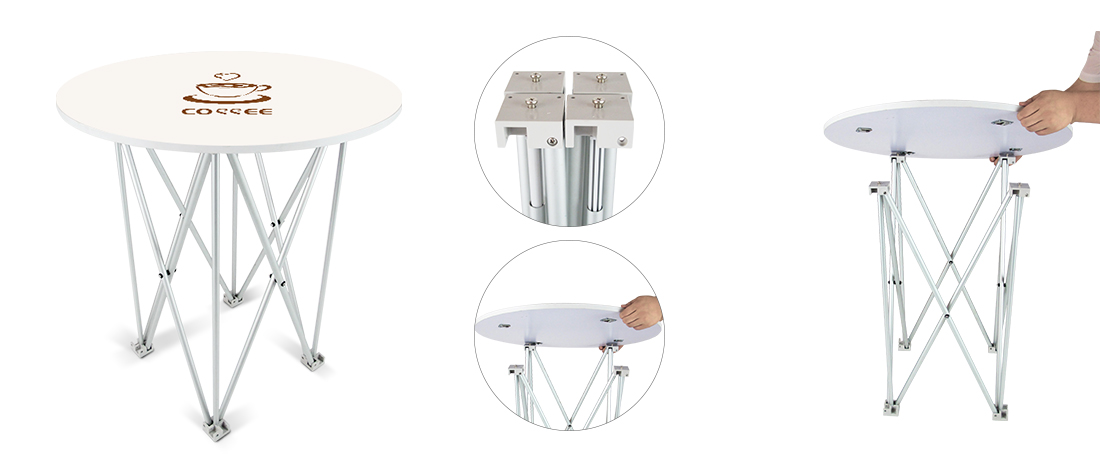 pop up counter table