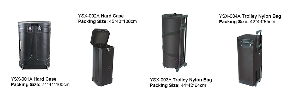 Straight Velcro Fabric Pop Up Display package