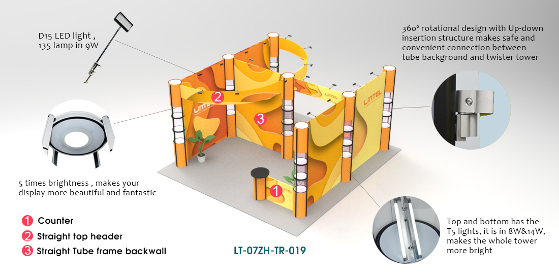 Twister Tower Backwall Booth