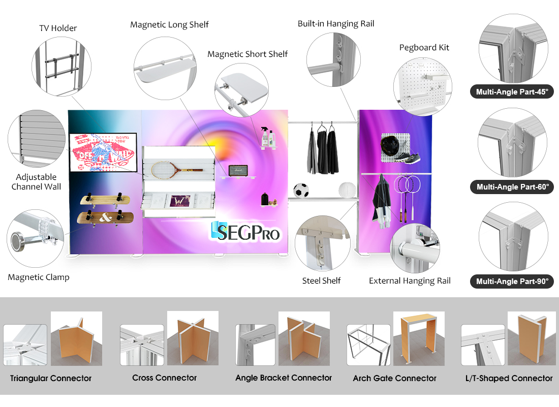 SEGPRO Modular Booth Functional Accessories manufacture