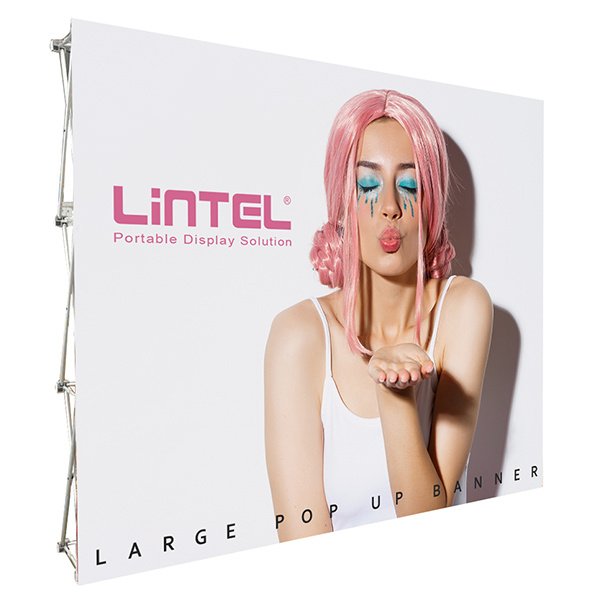 Maximize visibility with a large pop up banner