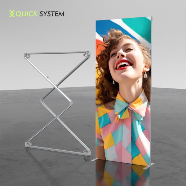Lightweight and easy to install - perfect for trade shows and events