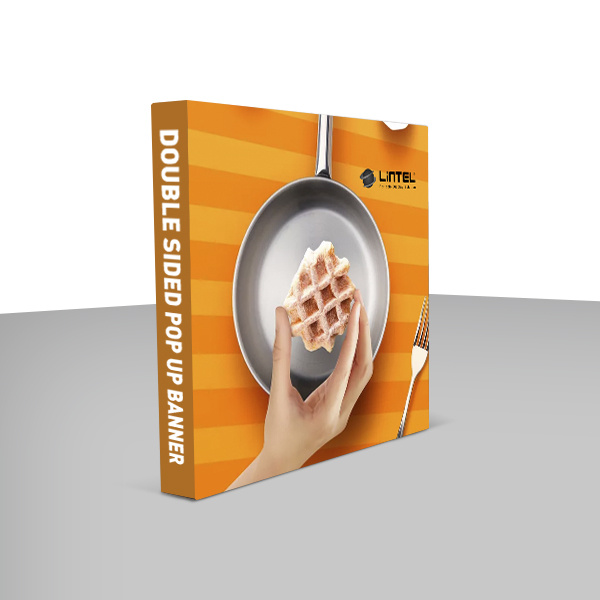 Double-Sided Pop-Up Banners for Advertising Success