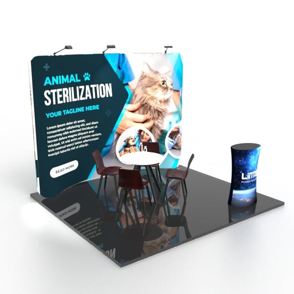 Create a Professional Presence with a Tailored Trade Show Backdrop Design